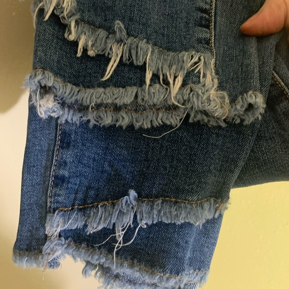 C + J Raw Hem Stretch Jeans (B17) - Picture 5 of 5